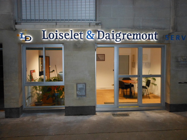 Enseigne de Loiselet & Daigremont à Nantes