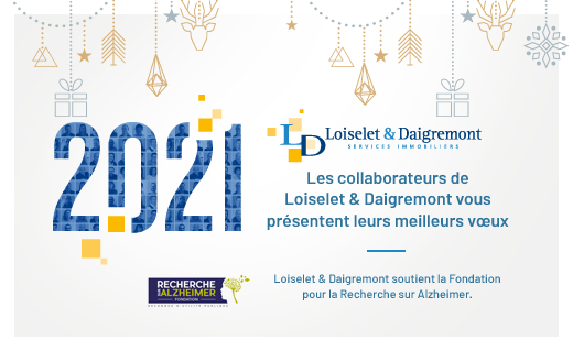 Les collaborateurs de Loiselet & Daigremont vous présentent leurs meilleurs voeux et vous souhaitent une tres belle et heureuse annee 2021
